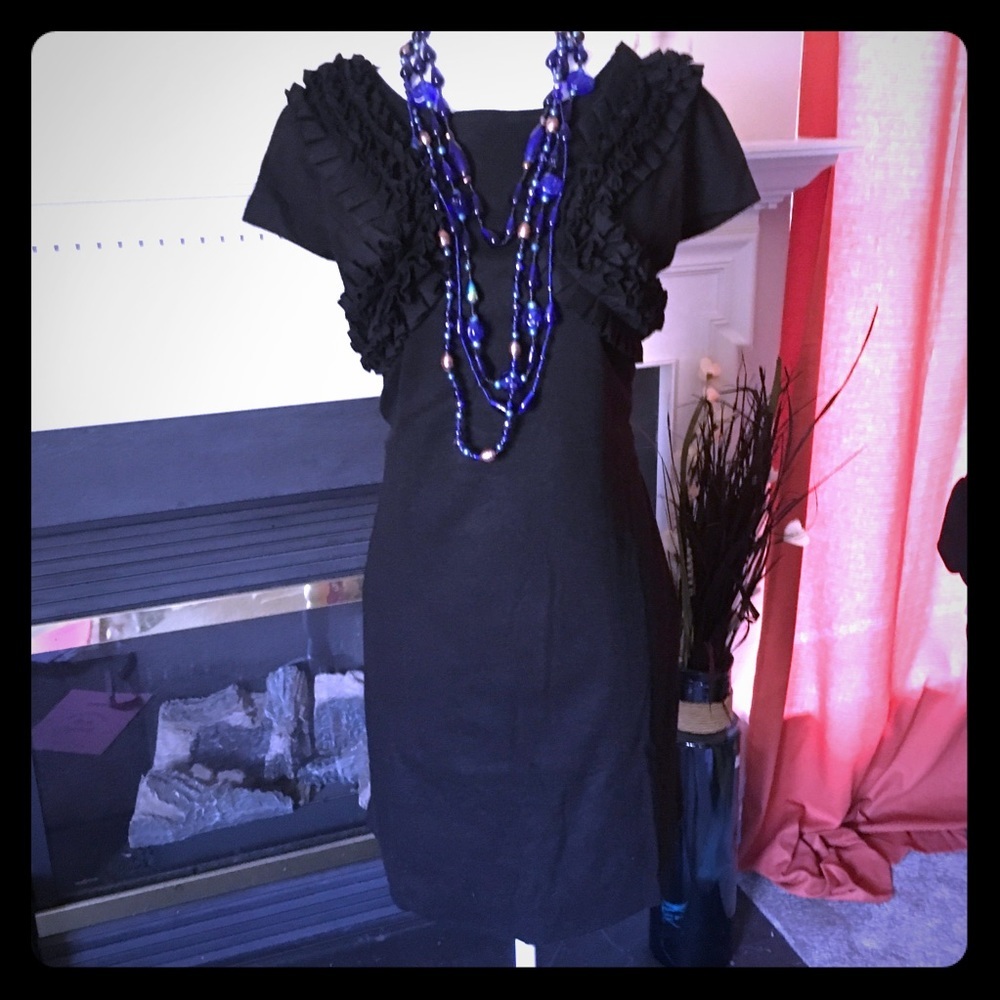 Tata Jolie Wool Cap Sleeve Sheath Dress​